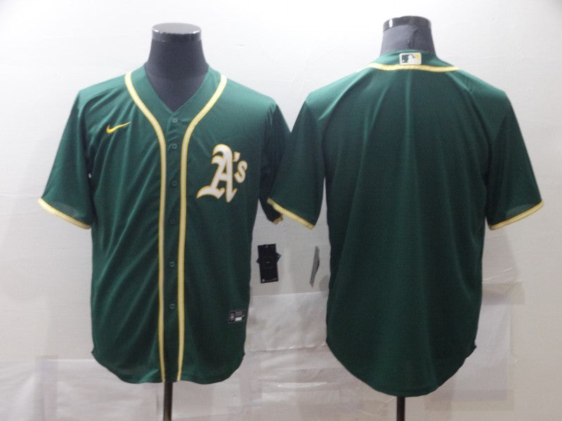 Men's Oakland Athletics Kelly Green Replica Blank jersey