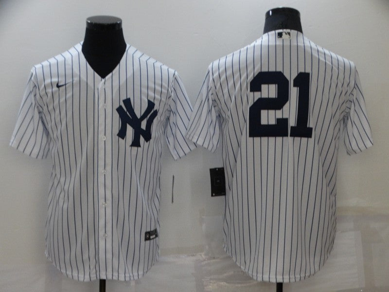 Men's New York Yankees Paul O������������Neill #21 White Replica Player Name jersey