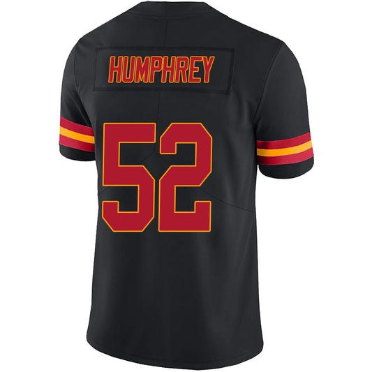 KC.Chiefs #52 Creed Humphrey Black Vapor F.U.S.E. Limited Football Jerseys