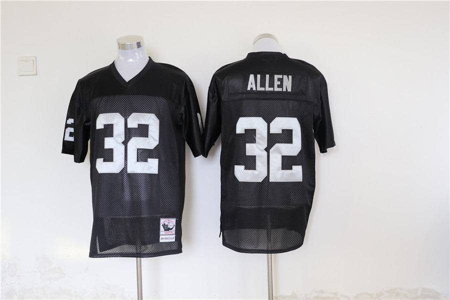 Men's Oakland Raiders Marcus Allen Mitchell & Ness Black Legacy Replica jersey