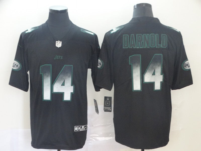 Men's New York Jets Sam Darnold #14 Black Alternate Game Player jersey