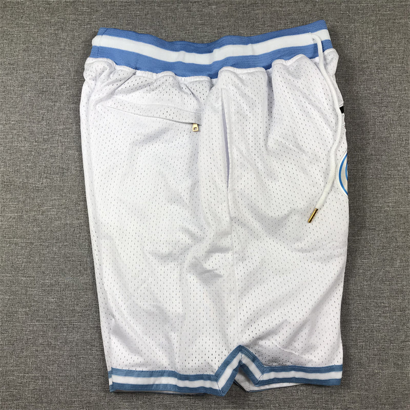 Men's Perc O'Cet #30 Movie White Basketball Shorts