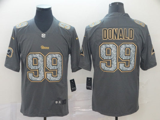 Men's Los Angeles Rams Aaron Donald #99 Gray Player Game jersey