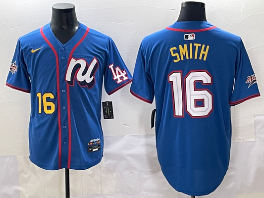 Men's National League Will Smith #16 Blue 2025 All-Star Edition Limited Player Jersey