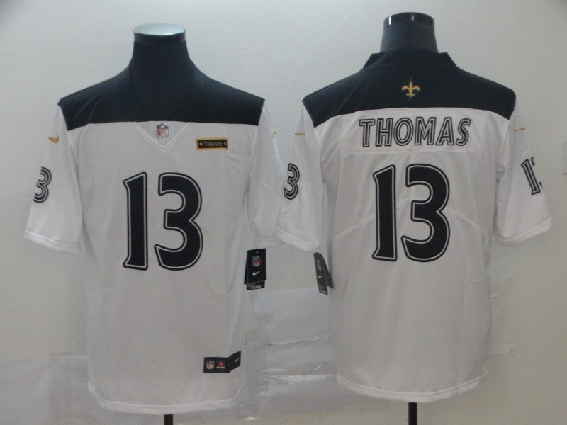 Men's New Orleans Saints Michael Thomas #13 White City Edition Game jersey