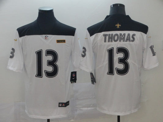 Men's New Orleans Saints Michael Thomas #13 White City Edition Game jersey