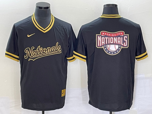 Men's Washington Nationals Black Alternate Authentic Team jersey