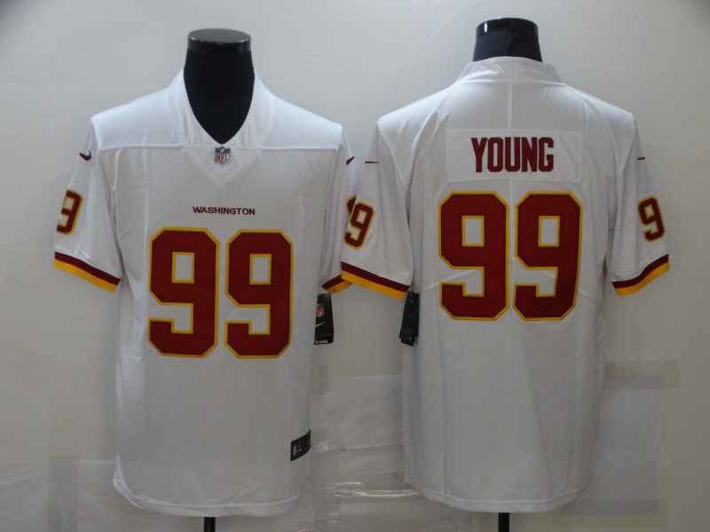 Men's Washington Commanders Chase Young #99 White Game jersey