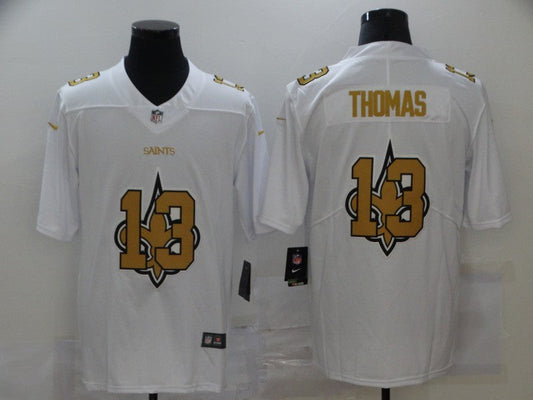 Men's New Orleans Saints Michael Thomas #13 White Game Player jersey