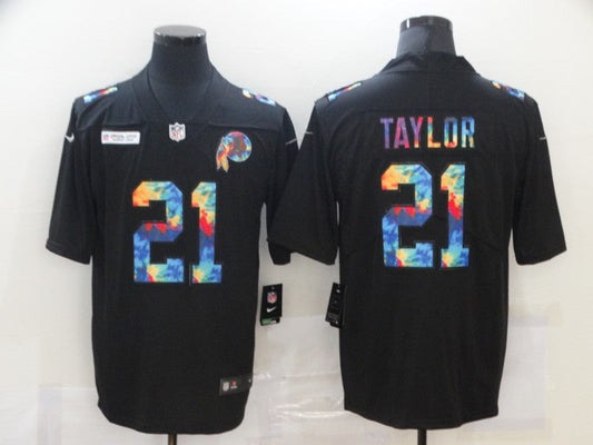 Men's Washington Commanders Sean Taylor #21 Black Game Player jersey
