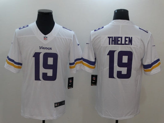 Men's Minnesota Vikings #19 Adam Thielen jersey White
