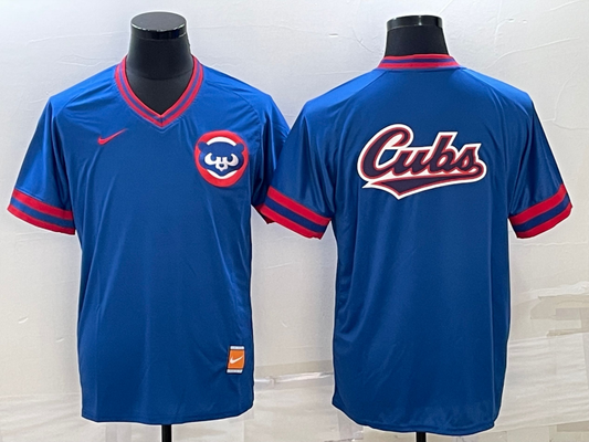 Men's Chicago Cubs Blue Alternate Replica Team jersey