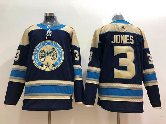 Men's Columbus Blue Jackets Seth Jones #3 Navy Breakaway Player jersey