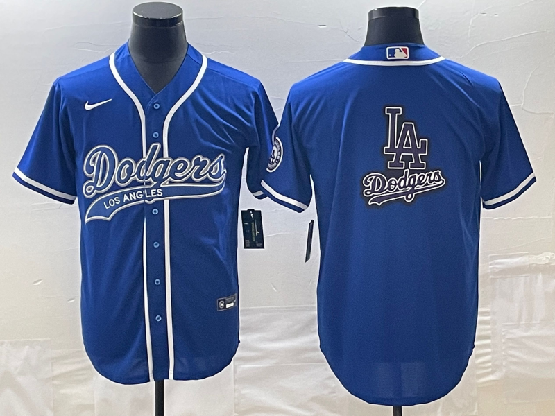 Men's Los Angeles Dodgers Royal Team jersey Joint Edition