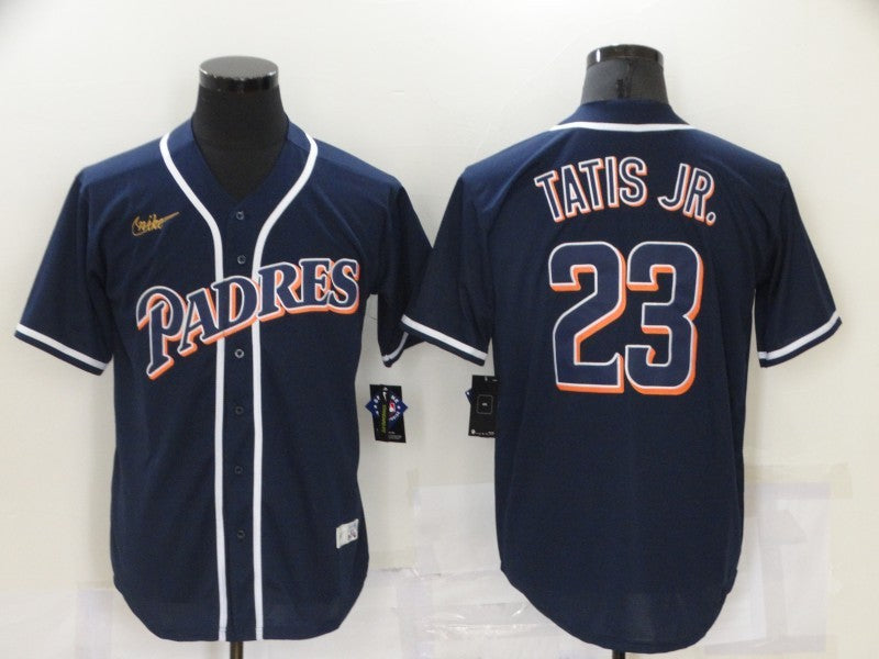 Men's San Diego Padres Fernando Tatis Jr. #23 Navy Stitched jersey