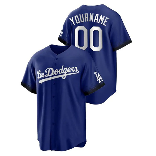 Men's Los Angeles Dodgers Royal Replica Custom jersey