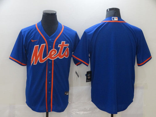 Men's New York Mets Royal Alternate Replica Blank jersey