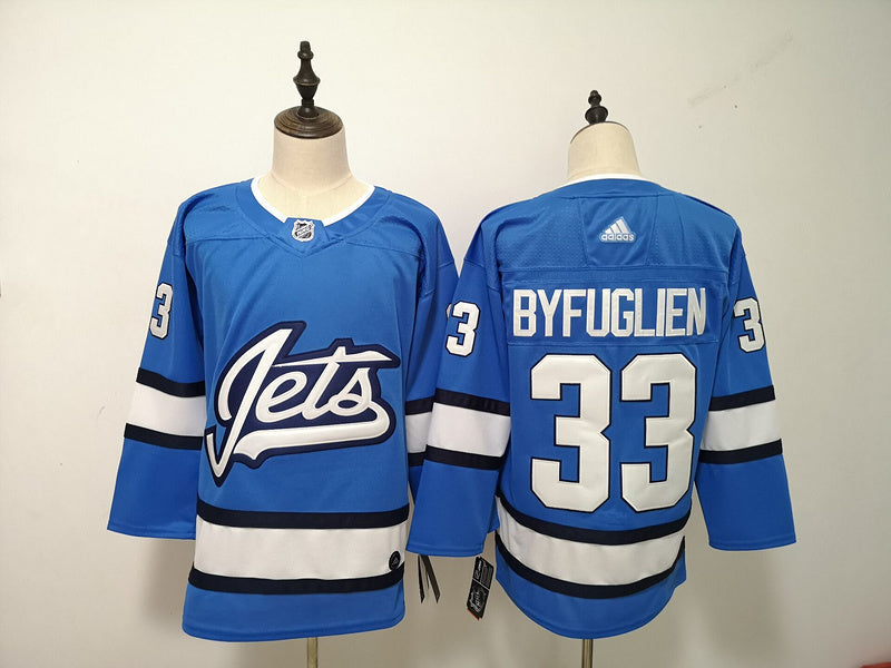 Men's Winnipeg Jets Dustin Byfuglien #33 Blue Home Breakaway Player jersey