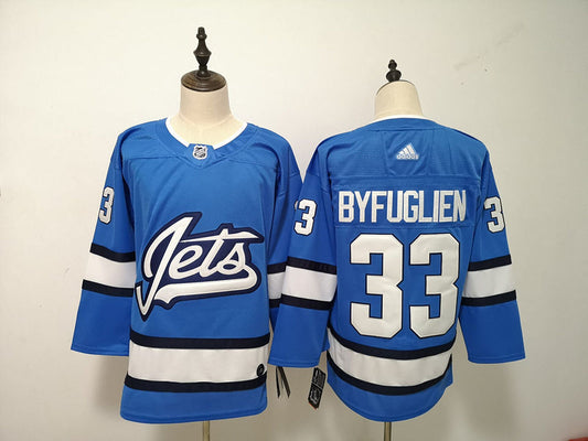 Men's Winnipeg Jets Dustin Byfuglien #33 Blue Home Breakaway Player jersey