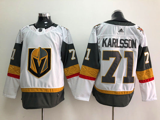 Men's Vegas Golden Knights William Karlsson #71 White Breakaway Player jersey