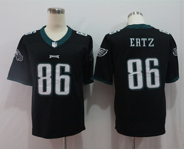 Men's Philadelphia Eagles Zach Ertz #86 Black Game jersey