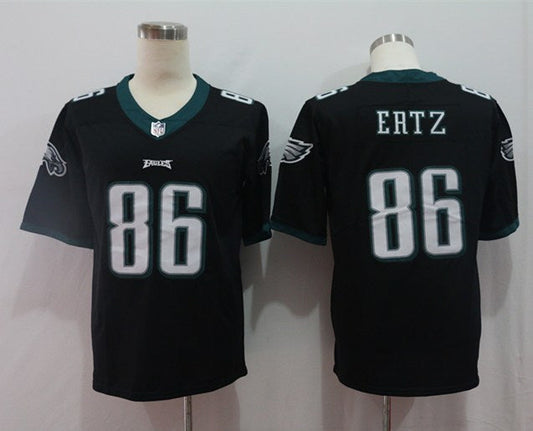 Men's Philadelphia Eagles Zach Ertz #86 Black Game jersey