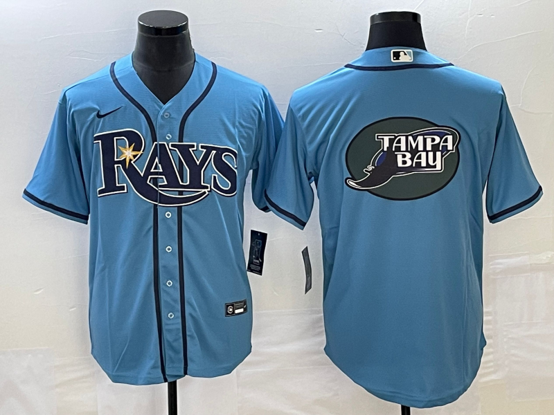 Men's Tampa Bay Rays Blue Replica Team jersey