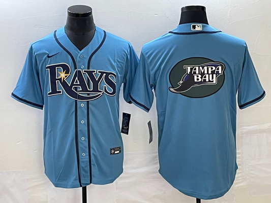 Men's Tampa Bay Rays Blue Replica Team jersey