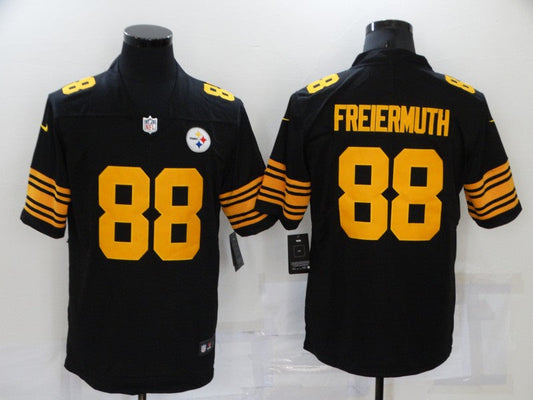 Men's Pittsburgh Steelers Pat Freiermuth #88 Black Alternate Legend jersey