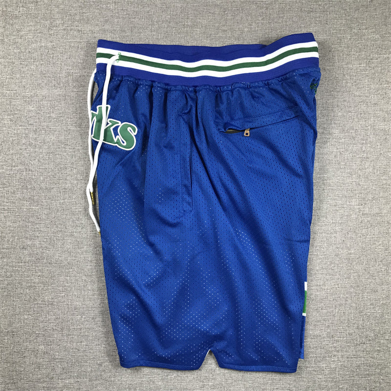 Men's Seattle Seahawks Royal Pocket Shorts1