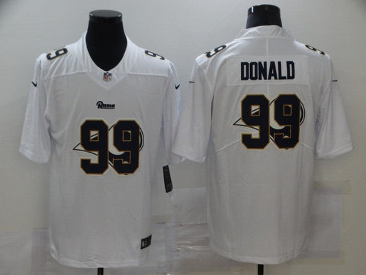 Men's Los Angeles Rams Aaron Donald #99 White Player Game jersey