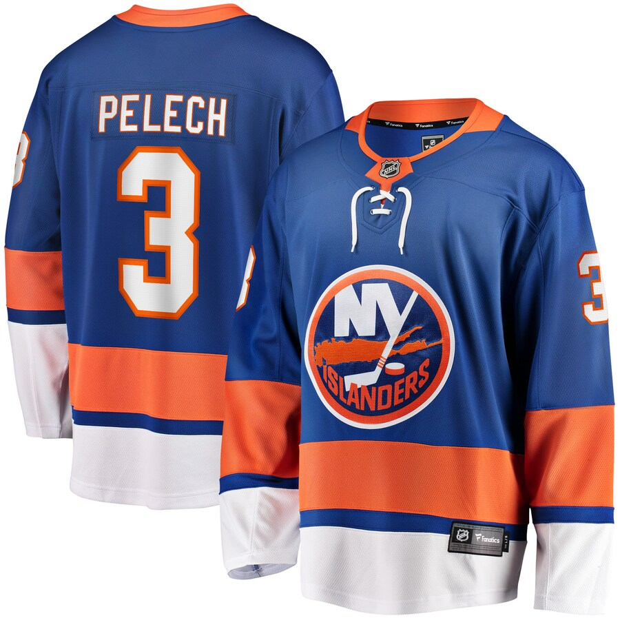 Men's New York Islanders Adam Pelech #3 Royal Player Game jersey