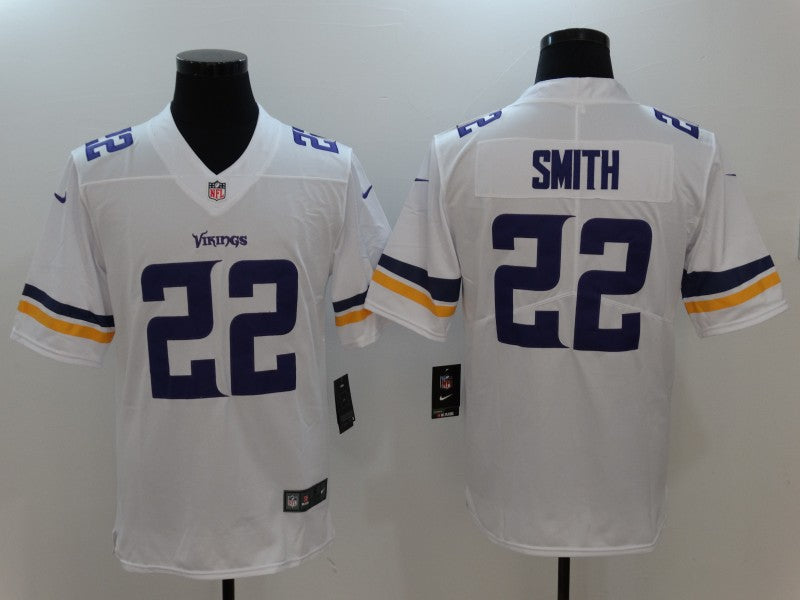 Men's Minnesota Vikings Harrison Smith #22 White Game jersey