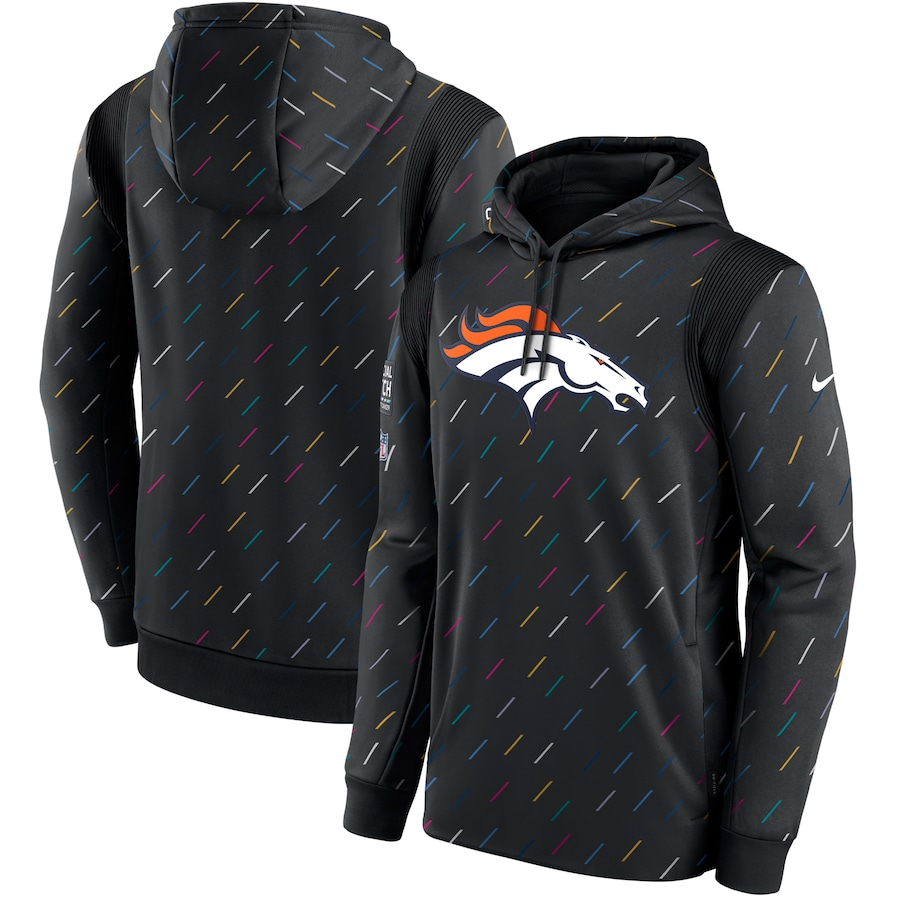 Men's Denver Broncos NFL 2021 Salute to Service Hoodie1 Black