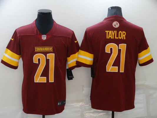 Men's Washington Commanders Sean Taylor #21 Burgundy 2022 Home Retired Player Limited jersey