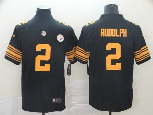 Men's Pittsburgh Steelers Mason Rudolph #2 Black Alternate Legend jersey