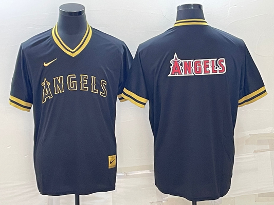 Men's Los Angeles Angels Black Alternate Replica Player jersey