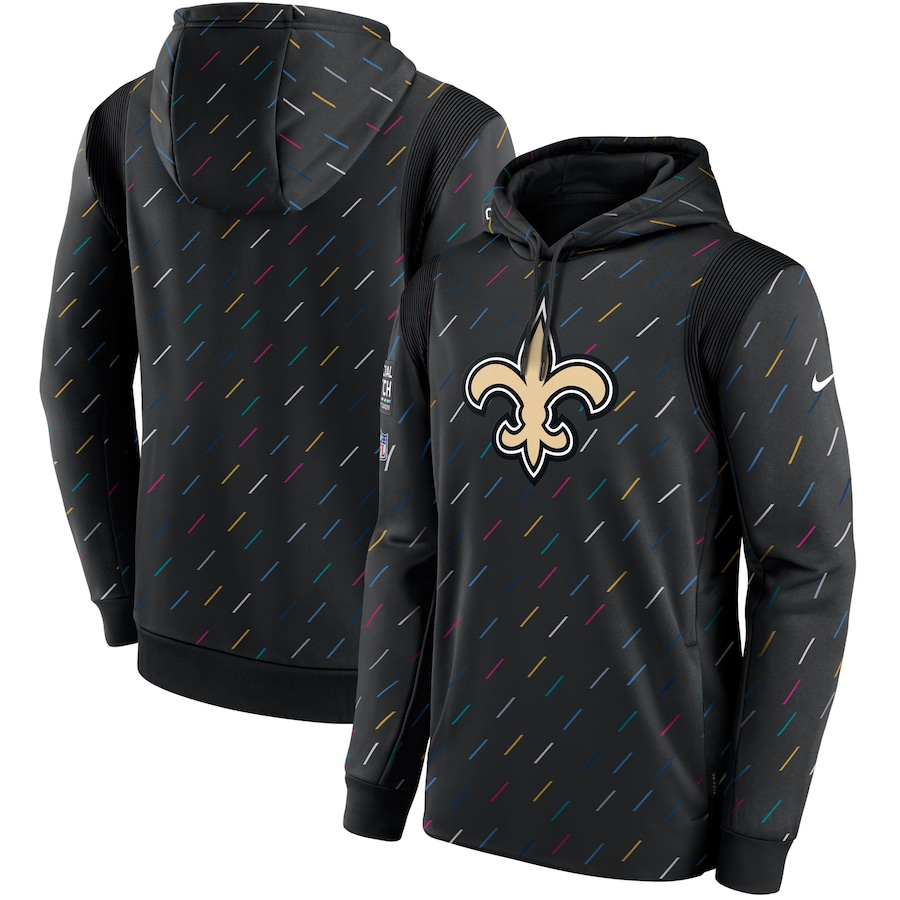Men's New Orleans Saints NFL 2021 Salute to Service Hoodie1 Black
