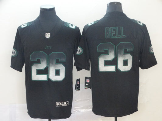 Men's New York Jets Le'Veon Bell #26 Black Player Game jersey