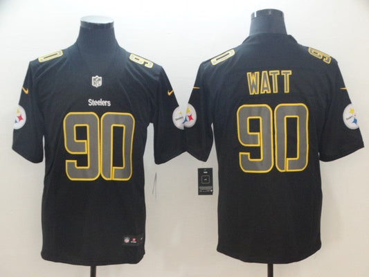 Men's Pittsburgh Steelers T.J. Watt Black Game jersey