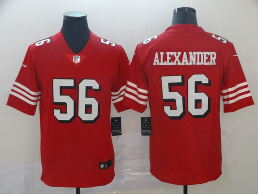 Men's San Francisco 49ers Kwon Alexander #56 Red Game Player jersey