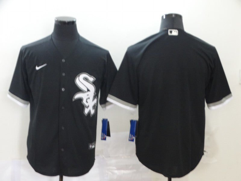 Men's Chicago White Sox Black Alternate Replica Blank jersey