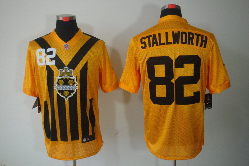 Men's Pittsburgh Steelers John Stallworth #82 Gold Game jersey