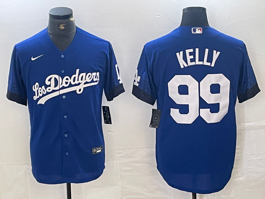 Men's Los Angeles Dodgers Joe Kelly #99 Blue Player jersey