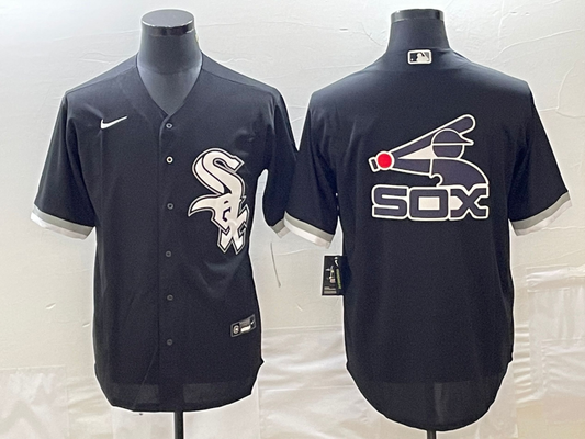 Men's Chicago White Sox Black Alternate Replica Player jersey