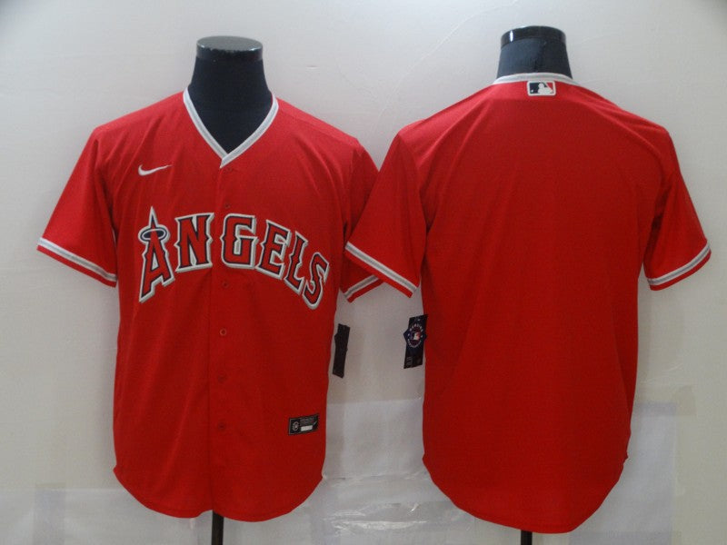 Men's Los Angeles Angels Red Alternate Replica Team Blank jersey