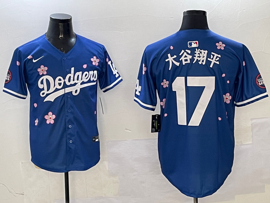 Men's Los Angeles Dodgers Shohei Ohtani Royal Alternate Replica Player jersey