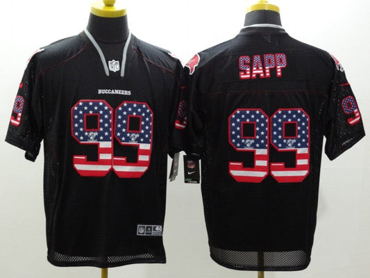 Men's Tampa Bay Buccaneers Warren Sapp #99 Black Game jersey