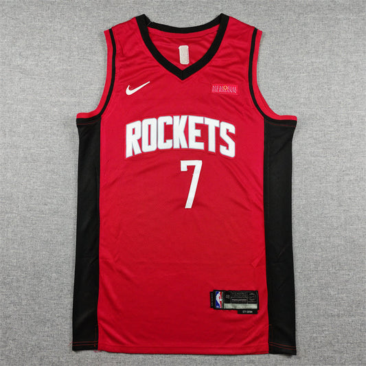 Men's Houston Rockets Kevin Durant #7 Red Swingman Player Jersey - Icon Edition