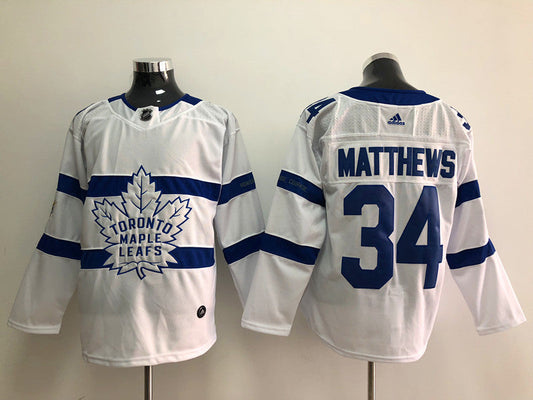Men's Toronto Maple Leafs Auston Matthews #34 White Authentic Player jersey